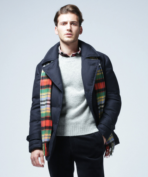 J.PRESS（ジェイプレス）の「サキソニーダウンPコート（ピーコート