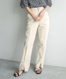 LOWRYS FARM | ＣＯＮＥ／フロントスリットパンツ　949505(デニムパンツ)