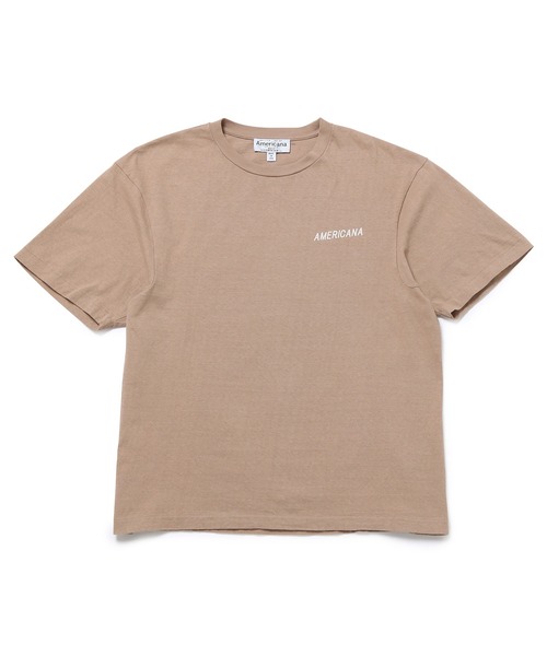 AMERICANA（アメリカーナ）の「【Americana(アメリカーナ)】フリーダムスリーブシームレスプリントT（Tシャツ/カットソー・レディース・ホワイト/ラベンダー/キャメル・FREE）」の14枚目の写真