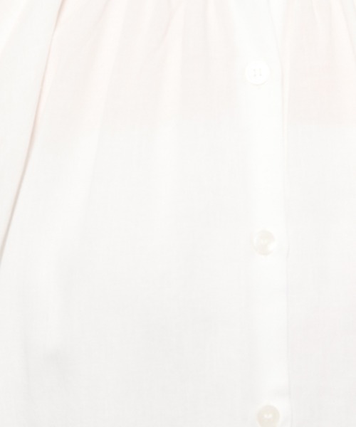 GLOBAL WORK（グローバルワーク）の「フレンチリネン混2WAYシャツ/942770（Tシャツ/カットソー・レディース・ホワイト/ブラック/ベージュ系その他/ラベンダー/ライトイエロー・FREE）」の13枚目の写真