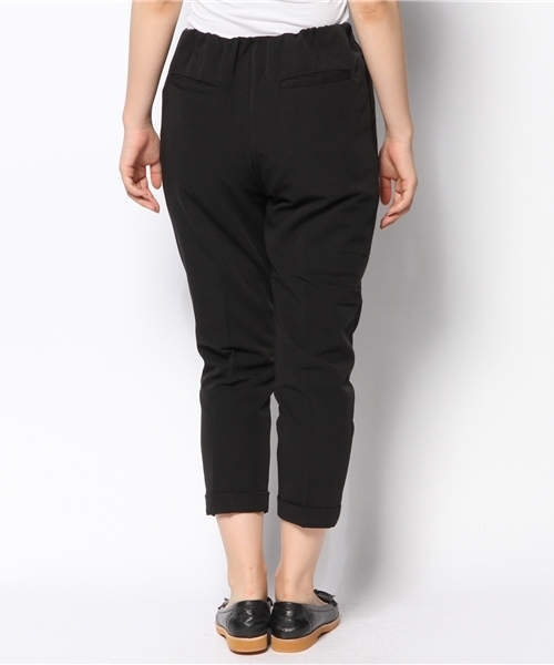 CIAOPANIC（チャオパニック）の「【Ciaopanic】T/Rウエストギャザー裏付きPTS（その他パンツ・レディース・ブラック/ネイビー・SMALL/MEDIUM）」の4枚目の写真