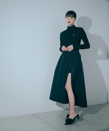 Romansual/スリットロングスカパン