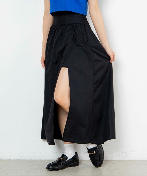 Romansual（ロマンシュアル）の「Romansual/スリットロングスカパン（スカート・レディース・ブラック/ロイヤルブルー・SMALL/MEDIUM）」の15枚目の写真