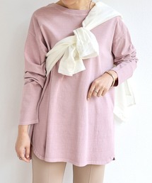 ピグメント長袖オーバーサイズTシャツ