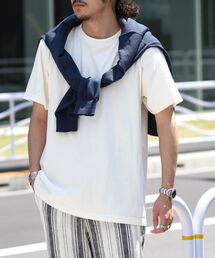 【WEB限定】SHIPS: 《洗えるニットとTシャツがセット》 TECH LINEN レイヤード カーディガン (リラックスフィット)