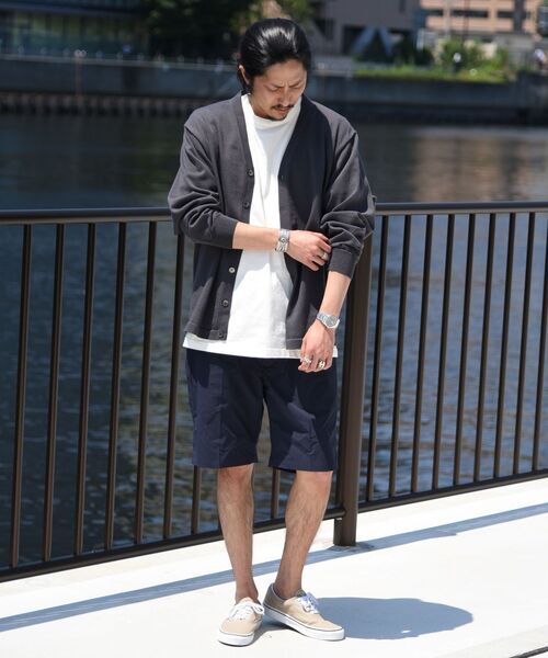 SHIPS（シップス）の「【WEB限定】SHIPS: 《洗えるニットとTシャツがセット》 TECH LINEN レイヤード カーディガン (リラックスフィット)（カーディガン/ボレロ・メンズ・ライトブルー/ネイビー/ダークグレー・SMALL/MEDIUM/LARGE）」の19枚目の写真