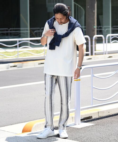 SHIPS（シップス）の「【WEB限定】SHIPS: 《洗えるニットとTシャツがセット》 TECH LINEN レイヤード カーディガン (リラックスフィット)（カーディガン/ボレロ・メンズ・ライトブルー/ネイビー/ダークグレー・SMALL/MEDIUM/LARGE）」の22枚目の写真