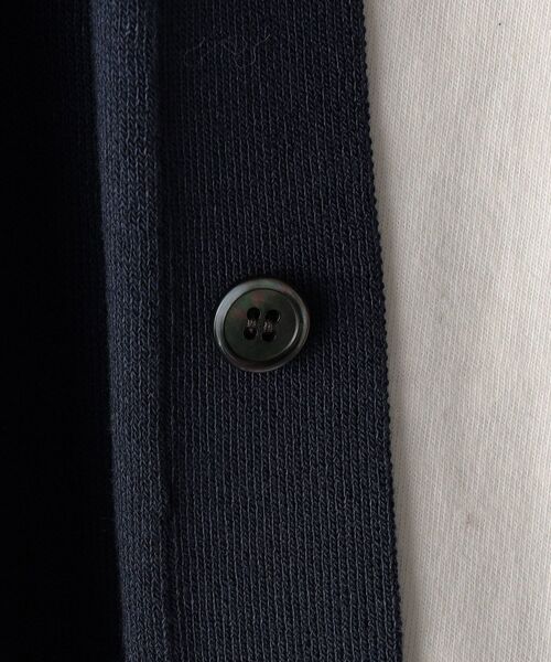 SHIPS（シップス）の「【WEB限定】SHIPS: 《洗えるニットとTシャツがセット》 TECH LINEN レイヤード カーディガン (リラックスフィット)（カーディガン/ボレロ・メンズ・ライトブルー/ネイビー/ダークグレー・SMALL/MEDIUM/LARGE）」の17枚目の写真