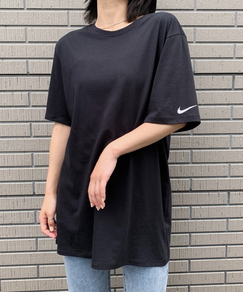 CLEA(クレア)の「Nike ナイキ / ワンポイントTシャツ Core Cotton Tee(Tシャツ/カットソー・レディース・ホワイト/ブラック/チャコール・L/M/XL/S)」の16枚目の写真