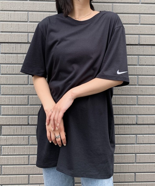 CLEA(クレア)の「Nike ナイキ / ワンポイントTシャツ Core Cotton Tee(Tシャツ/カットソー・レディース・ホワイト/ブラック/チャコール・L/M/XL/S)」の12枚目の写真