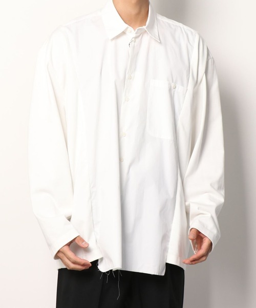 CAMIEL FORTGENS(カミエル フォートへンス)の「【CAMIEL FORTGENS】 research shirt tee long sleeve(シャツ/ブラウス・メンズ・ホワイト・MEDIUM)」の6枚目の写真