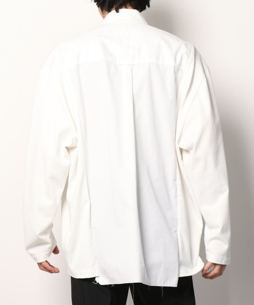 CAMIEL FORTGENS(カミエル フォートへンス)の「【CAMIEL FORTGENS】 research shirt tee long sleeve(シャツ/ブラウス・メンズ・ホワイト・MEDIUM)」の4枚目の写真