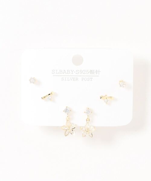 clarity blanc(クラリティーブラン)の「ポスト925シルバ-*ピアス 3点セット(ピアス(両耳用)・レディース・I/S/C/O/E/P/G/R/K/U/A/M/V/F/Q/J/T・FREE)」の22枚目の写真