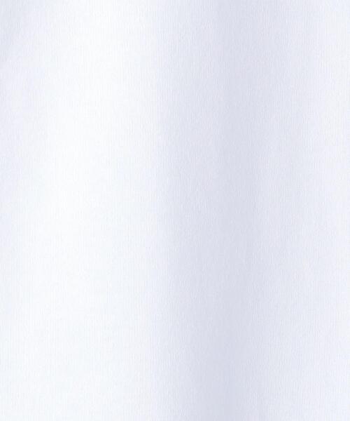 BEAUTY&YOUTH UNITED ARROWS(ビューティーアンドユースユナイテッドアローズ)の「BY コットン天竺5分袖ギャザースリーブクルーネック カットソー ◆(Tシャツ/カットソー・レディース・ホワイト/ワインレッド/ロイヤルブルー/ブラック・FREE)」の21枚目の写真