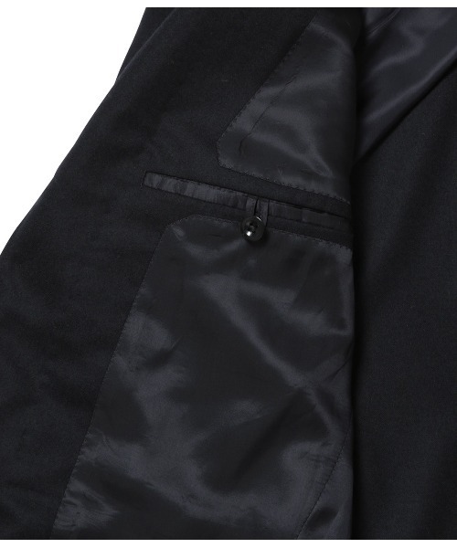 WILD LIFE TAILOR Adam et Rope'（ワイルドテーラーアダムエロペ　）の「【Scye Clothing】EX Flannel Blazer（テーラードジャケット・メンズ・ブラック/ネイビー・38/42/40）」の11枚目の写真