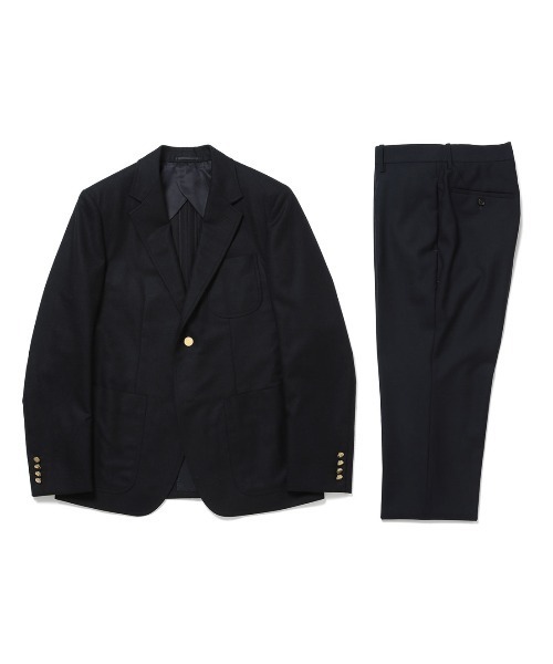 WILD LIFE TAILOR Adam et Rope'（ワイルドテーラーアダムエロペ　）の「【Scye Clothing】EX Flannel Blazer（テーラードジャケット・メンズ・ブラック/ネイビー・38/42/40）」の16枚目の写真