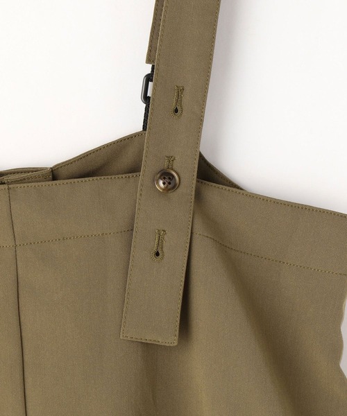 179/WG（イチナナキュウダブルジー）の「ロング丈ジャンパースカート（スカート・レディース・ブラック/ベージュ/カーキ・MEDIUM）」の21枚目の写真