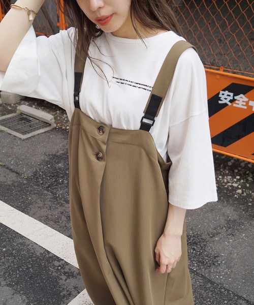 179/WG（イチナナキュウダブルジー）の「ロング丈ジャンパースカート（スカート・レディース・ブラック/ベージュ/カーキ・MEDIUM）」の12枚目の写真