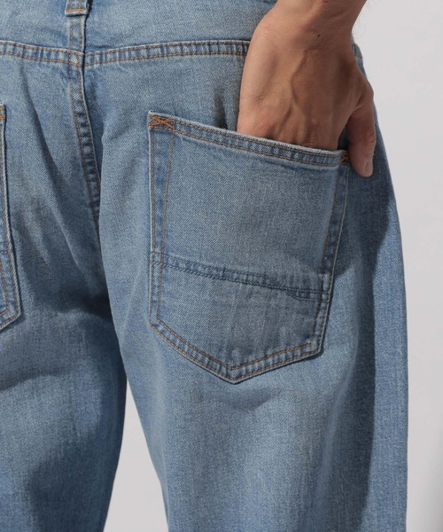 BAYFLOW(ベイフロー)の「【BAYFLOW DENIM】SLIM TAPERED 21AW(デニムパンツ・メンズ・スカイブルー/ロイヤルブルー・SMALL/MEDIUM/LARGE)」の4枚目の写真