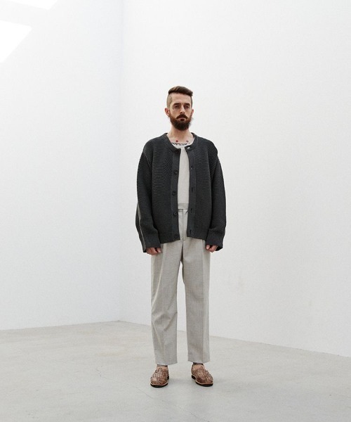 LIDNM（リドム）の「SLUB PINHEAD TROUSERS（スラックス・メンズ・ライトベージュ・SMALL）」の15枚目の写真