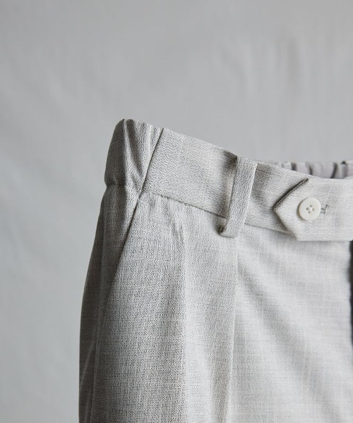 LIDNM（リドム）の「SLUB PINHEAD TROUSERS（スラックス・メンズ・ライトベージュ・SMALL）」の16枚目の写真