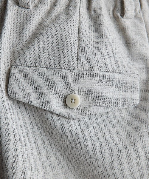 LIDNM（リドム）の「SLUB PINHEAD TROUSERS（スラックス・メンズ・ライトベージュ・SMALL）」の14枚目の写真