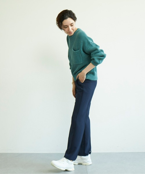DEMYLEE(デミリー)の「【DEMYLEE】ミドルゲージセーター(ニット/セーター・レディース・グリーン/イエロー・S/SMALL)」の8枚目の写真