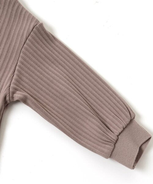 apres les cours（アプレレクール）の「ゆったりリブカーディガン（カーディガン/ボレロ・キッズ・ベージュ/アイボリー・90/100/110/120/80/130/140）」の10枚目の写真