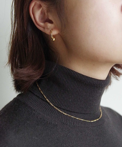 Taaii(ターイ)の「Taaii : SILVER925 FIGAROCHAIN SHORT NECKLACE / シルバー925 フィガロチェーンショート ネックレス(ネックレス・レディース・シルバー/ゴールド・FREE)」の8枚目の写真