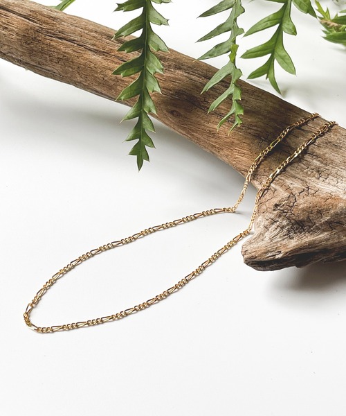 Taaii(ターイ)の「Taaii : SILVER925 FIGAROCHAIN SHORT NECKLACE / シルバー925 フィガロチェーンショート ネックレス(ネックレス・レディース・シルバー/ゴールド・FREE)」の17枚目の写真