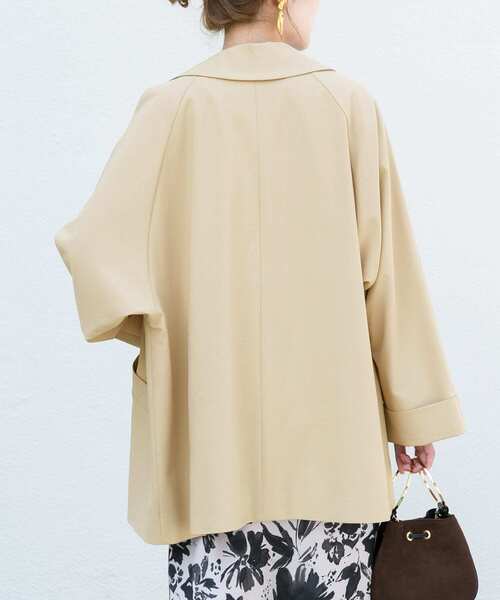 URBAN RESEARCH ROSSO(アーバンリサーチロッソ)の「オーバーサイズジャケットコート(その他アウター・レディース・ベージュ/ブラウン・FREE)」の9枚目の写真