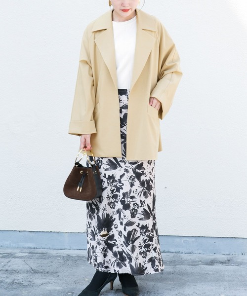 URBAN RESEARCH ROSSO(アーバンリサーチロッソ)の「オーバーサイズジャケットコート(その他アウター・レディース・ベージュ/ブラウン・FREE)」の11枚目の写真