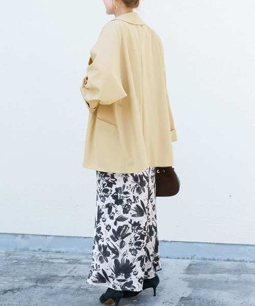 URBAN RESEARCH ROSSO(アーバンリサーチロッソ)の「オーバーサイズジャケットコート(その他アウター・レディース・ベージュ/ブラウン・FREE)」の12枚目の写真