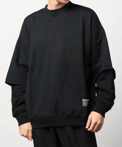COOTIE PRODUCTIONS(クーティープロダクションズ)の「Cellie Crewneck Sweatshirt(スウェット・メンズ・ブラック/グレー・X-LARGE/LARGE/MEDIUM)」の2枚目の写真