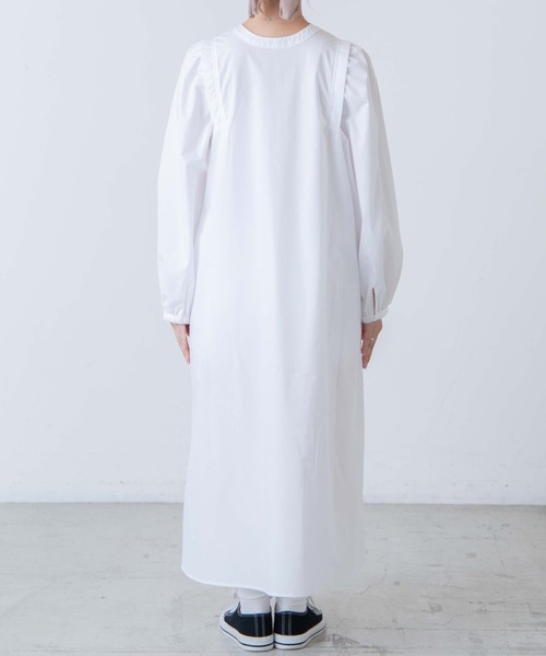 DuKKah(デュカ)の「Dukkah/【低身長向け】2WAYタックスリーブシャツワンピース(シャツ/ブラウス・レディース・ホワイト・XS)」の13枚目の写真