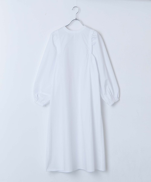 DuKKah(デュカ)の「Dukkah/【低身長向け】2WAYタックスリーブシャツワンピース(シャツ/ブラウス・レディース・ホワイト・XS)」の10枚目の写真