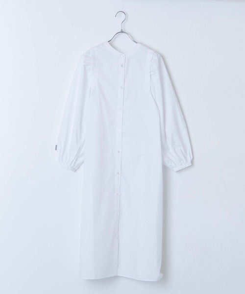 DuKKah(デュカ)の「Dukkah/【低身長向け】2WAYタックスリーブシャツワンピース(シャツ/ブラウス・レディース・ホワイト・XS)」の5枚目の写真