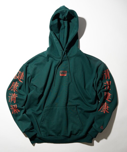 FREAK'S STORE（フリークスストア）の「FROCLUB/フロクラブ 健康清潔 スウェット プルオーバー パーカー（パーカー・メンズ・ブラック/グレー/グリーン・MEDIUM/LARGE/X-LARGE）」の10枚目の写真