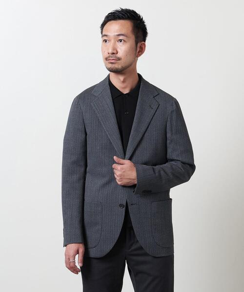UNITED ARROWS（ユナイテッドアローズ）の「＜UNITED ARROWS＞ ヘリンボーン アンコン 2ボタン ジャケット（テーラードジャケット・メンズ・ロイヤルブルー・44/46/48/50/52/54/42）」の3枚目の写真
