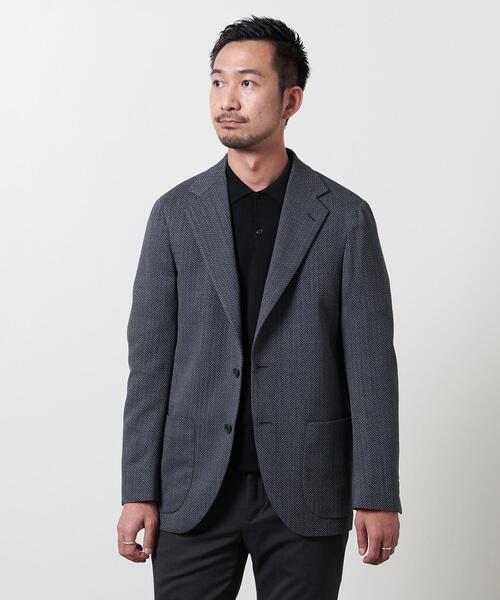 UNITED ARROWS（ユナイテッドアローズ）の「＜UNITED ARROWS＞ ヘリンボーン アンコン 2ボタン ジャケット（テーラードジャケット・メンズ・ロイヤルブルー・44/46/48/50/52/54/42）」の6枚目の写真