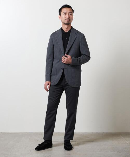 UNITED ARROWS（ユナイテッドアローズ）の「＜UNITED ARROWS＞ ヘリンボーン アンコン 2ボタン ジャケット（テーラードジャケット・メンズ・ロイヤルブルー・44/46/48/50/52/54/42）」の5枚目の写真