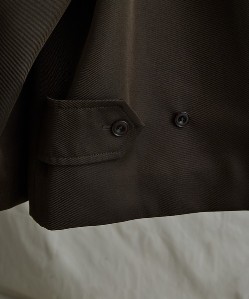 WYM LIDNM（ウィム バイ リドム）の「SHORT MACKIN SET-UP（セットアップ・メンズ・チャコールグレー/ベージュ/ブラウン・S/M/L）」の8枚目の写真