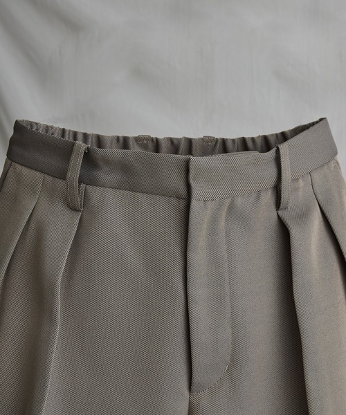 WYM LIDNM（ウィム バイ リドム）の「SHORT MACKIN SET-UP（セットアップ・メンズ・チャコールグレー/ベージュ/ブラウン・S/M/L）」の9枚目の写真