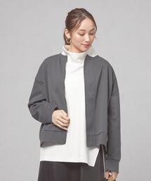 closet story | ＜closet story（クローゼットストーリー）＞オーバー ジップ アウター/カーディガン -ウォッシャブル-(カーディガン/ボレロ)