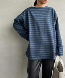 [Jeans Factory Clothes/ジーンズファクトリークローズ] ヘビーウェイト ビッグボーダーバスクシャツ