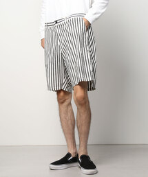 Seagreen（シーグリーン） COTTON WASHER STRIPE SHORTS