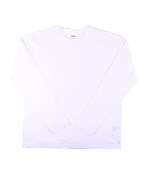 UNIVERSAL OVERALL(ユニバーサルオーバーオール)の「UNIVERSALOVERALL 2PパックワイドヘビーウェイトロングスリーブTシャツ(Tシャツ/カットソー・メンズ・ブラック/ホワイト/グレー・XL/L/S/M)」の4枚目の写真