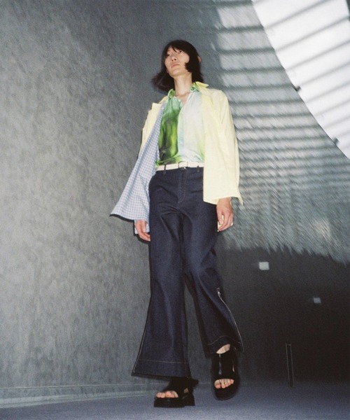 Wizzard(ウィザード)の「Wizzard ウィザード / DENIM BOOTS CUT PANTS デニムブーツカットパンツ フレアデニムパンツ / WPH22-D02(デニムパンツ・メンズ・インディゴブルー・2/3/1)」の9枚目の写真