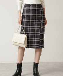 NATURAL BEAUTY BASIC | リバーシブルチェックスカート(スカート)