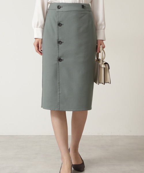 NATURAL BEAUTY BASIC（ナチュラルビューティーベーシック）の「リバーシブルチェックスカート（スカート・レディース・ベージュ系その他/グレー系その他・SMALL/MEDIUM/X-SMALL）」の10枚目の写真